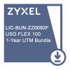 Підписка Zyxel на всі сервіси безпеки (AS, AV, CF, IDP / DPI, SecuReporter Premium) терміном 1 рік для USG FLEX 100 і 100W (LIC-