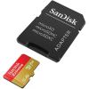 Карта пам`ятi MicroSDXC 128GB C10 UHS-I SanDisk Extreme V30 U3 R190/W90MB/s + SD (SDSQXAA-128G-GN6MA)