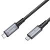 Кабель Hoco US01 USB Type-C - USB Type-C (10Gbps), 100W, 1.8 м, Black (US0118B)