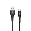 Кабель SkyDolphin S05V TPE Frost Line USB - microUSB 1м, Black (USB-000553)