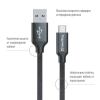 Кабель ColorWay USB-USB Type-C, 1м Black (CW-CBUC003-BK)