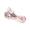 Кабель Dengos USB-USB Type-C 1м Rose (PLS-TC-IND-SOFT-ROSE)