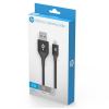 Кабель HP USB - Lightning, 2м, чорний (DHC-MF100-2M)