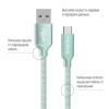 Кабель ColorWay USB-USB-C, 2.4А, 2м Mint (CW-CBUC008-MT)