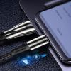 Кабель ColorWay USB-MicroUSB, 2.4А, 1м, Zinc Alloy + Led, Black (CW-CBUM035-BK)