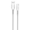 Кабель ColorWay USB-microUSB (line-drawing), 2.4А, 1м, White (CW-CBUM028-WH)