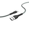 Кабель ColorWay USB-Lightning, braided cloth, 3А, 1м, Gray (CW-CBUL041-GR)