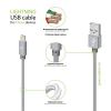 Кабель Intaleo CBGNYL2 USB-Lightning 2м Grey (1283126477669)