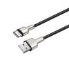 Кабель ColorWay USB-USB Type-C, head metal, 2.4А, 1м, Black (CW-CBUC046-BK)