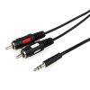 Аудіо-кабель  Atcom (10810) mini-jack 3.5мм(M)-2xRCA(M) 0.8м пакет