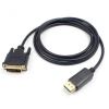 Кабель ProLogix (PR-DP-DVI-P-04-30-3m) DisplayPort-DVI  М/М,V1.2, 3м