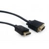 Кабель Cablexpert (CCP-DPM-VGAM-6) DisplayPort - VGA, 1.8м, чорний