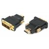 Адаптер Cablexpert ( A-HDMI-DVI-1 ) HDMI- DVI, M/M позол. Контакти