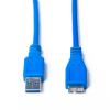 Кабель ProLogix (PR-USB-P-12-30-18m) USB 3.0 AM/MicroBM, синій, 1,8м