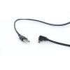 Кабель Cablexpert (CCB-USB2-AMmDM90-6) USB2.0(М) - microUSB(M), чорний, 1.8м