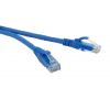 Патч-корд литой, UTP, RJ45, Cat.5e, 0,5m, синій