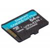 Карта пам`яти MicroSDXC 64GB UHS-I/U3 Class 10 Kingston Canvas Go! Plus R170/W70MB/s (SDCG3/64GBSP)