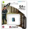 Карта пам`яти MicroSDXC 64GB UHS-I/U3 Class 10 Kingston Canvas Go! Plus R170/W70MB/s (SDCG3/64GBSP)