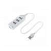 Концентратор Voltronic DNS-HUB4-OW, 4хUSB2.0, White (DNS-HUB4-OW/19155)