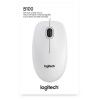 Мишка Logitech B100 (910-003360) White USB