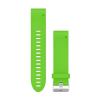 Ремінець для Garmin QuickFit 20 Smooth Silicone Band Green (QF20-SMSB-GRN)