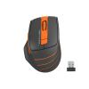 Мишка бездротова A4Tech FG30S Orange/Black USB