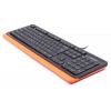 Клавіатура A4Tech Fstyler FKS10 Orange USB