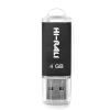 Флеш-накопичувач USB 4GB Hi-Rali Rocket Series Black (HI-4GBVCBK)