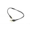 Аудіо-кабель Cablexpert (CCA-418M) 3.5 mm 4-pin-2х3.5 mm stereo, 0.2м, чорний