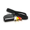 Кабель Merlion (TT-SCART (M)-3RCA (M)-1.2/00023) SCART-3RCA, 1.2м, Black