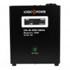 Джерело безперебійного живлення LogicPower LPA-W-PSW-500VA (350Вт)2A/5A/10A, Lin.int., AVR, 1 x евро, LCD, металл, з правильною 