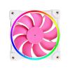 Вентилятор ID-Cooling ZF-12025-PINK ARGB (Single Pack), 120x120x25мм, 4-pin PWM, білий з рожевим