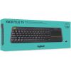 Клавіатура бездротова Logitech K400 Plus Black (920-007145)