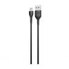 Кабель Grand-X USB-Lightning, 1м, Cu, 2,1A, Black (PL01B)