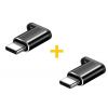 Адаптер XoKo AC-012 MicroUSB - Type-C Black 2шт. (XK-AC012-BK2)