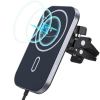 Бездротовий зарядний пристрій Choetech Car Magnetic Mount Inductive Qi Charger 15W (T200-F)