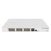 Комутатор MikroTik CRS328-24P-4S+RM (24x1G PoE+, 4xSFP+, 450W max, L3)