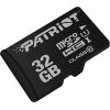 Карта пам`яті MicroSDHC 32GB UHS-I Class 10 Patriot LX (PSF32GMDC10)