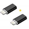 Адаптер XoKo AC-005 microUSB-Lightning Black 2шт. (XK-AC005-BK2)