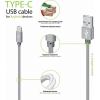 Кабель Intaleo CBGNYT1 USB-USB Type-C 1м Grey (1283126489136)