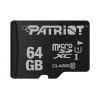 Карта пам`яті MicroSDHC  64GB UHS-I Class 10 Patriot LX (PSF64GMDC10)