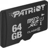 Карта пам`яті MicroSDHC  64GB UHS-I Class 10 Patriot LX (PSF64GMDC10)