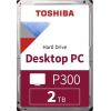 Накопичувач HDD SATA 2.0TB Toshiba P300 7200rpm 256MB (HDWD320UZSVA)