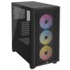 Корпус Corsair 3000D RGB Tempered Glass Black (CC-9011255-WW) без БЖ